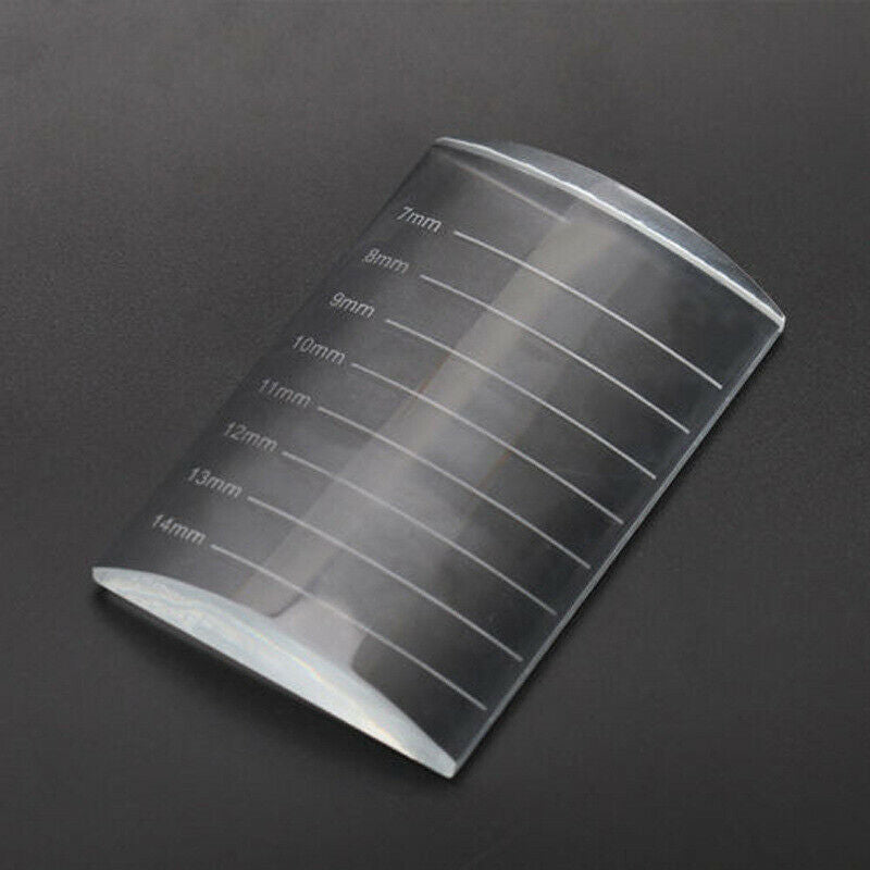 Eyelash Extension U Curved Crystal Glass Eye Lash Stand Pallet Holder Lash Tray