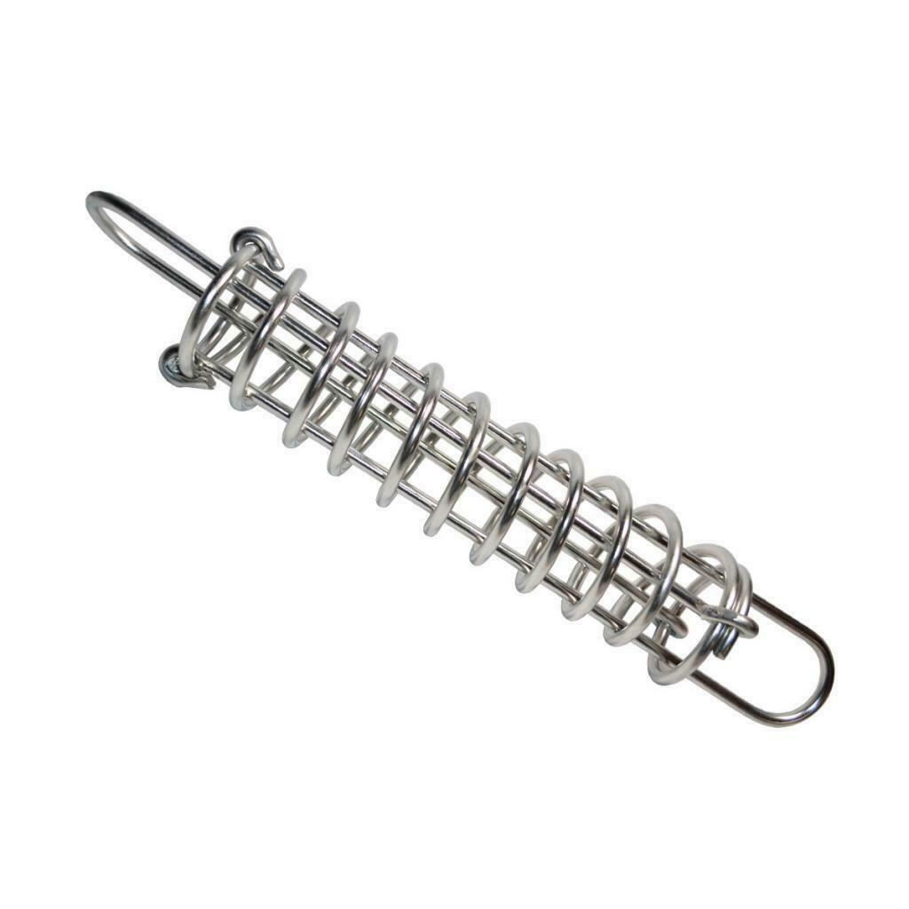 2x Yacht Stainless Steel Shock Absorbing Dock Line Mooring Springs 4.45