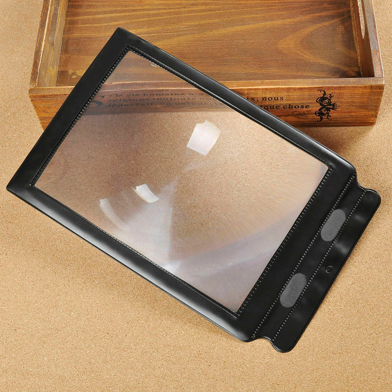 Economic A4 Giant Assisted Reading Magnifying Glass Sheet 3X Magnifier LJBDAU