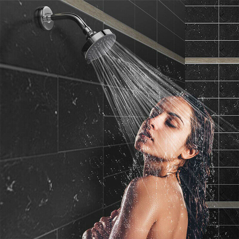 Home Shower Head High Pressure 4 Inch 5-setting Adjustable Shower Head Top Sp FT