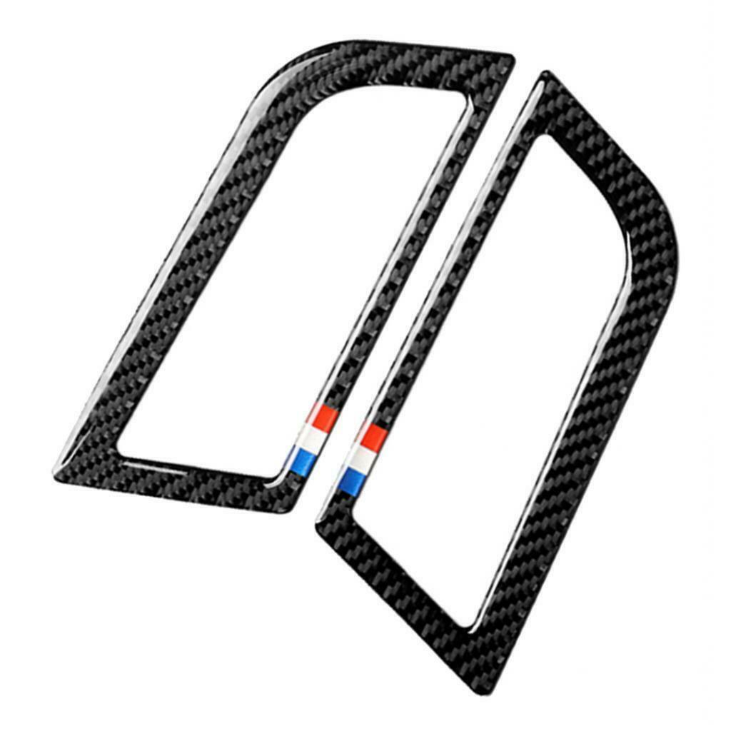 Carbon Fiber Auto Side Air Outlet Vent Covers Trim for Ford Mustang 2015-17