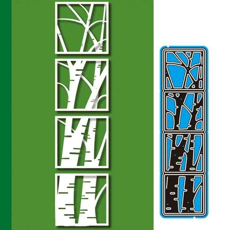 Window Tree Metal Cutting Dies Stencil Scrapbooking DIY Album Stamp Paper Card