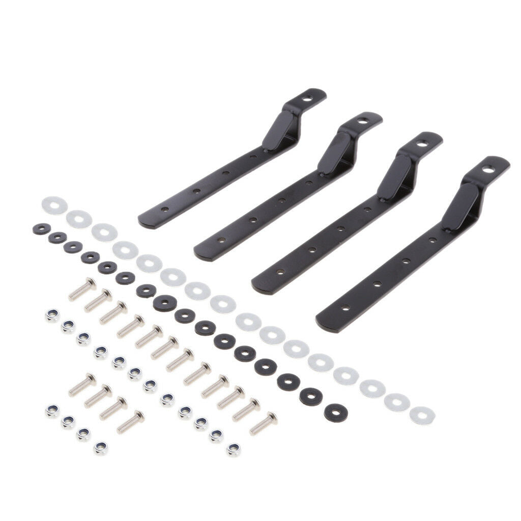 Universal Heavy Duty Motorcycle Hard Soft Saddle Bags Saddlebag Mounting Set
