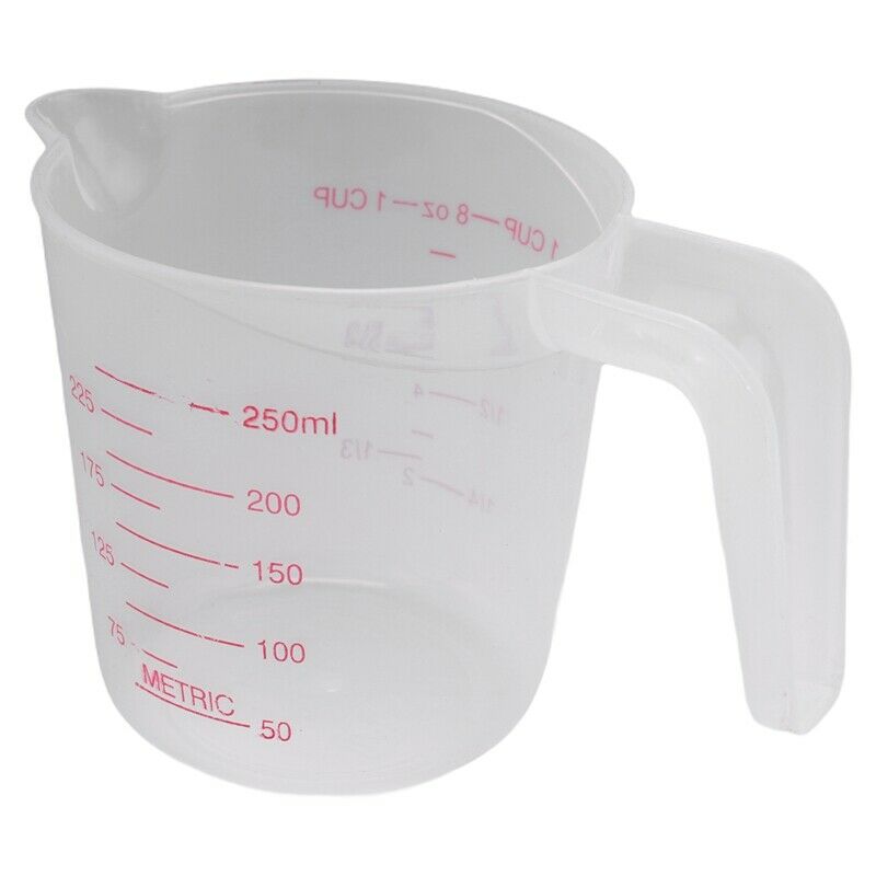 3pc Plastic Measu Jug Set Large 4 Cup, 2 Cup and 1 Cup Capacity BPA Free MeasuW8