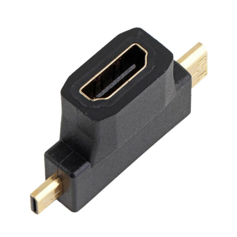 3 In 1 Micro Male Mini Hdmi Male To Hdmi Female Cable Adapter Converte JDUKOY1