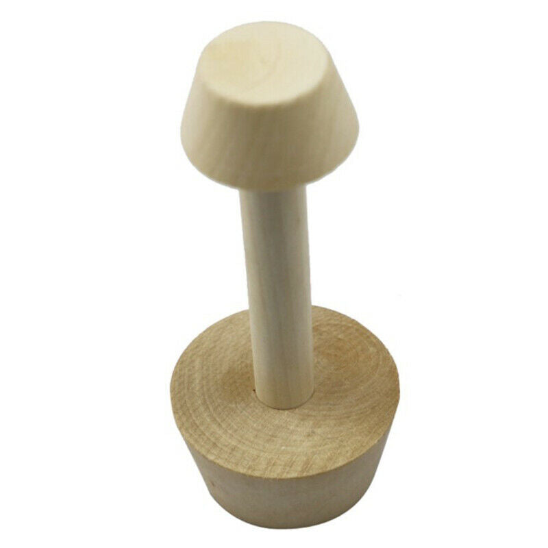 1Pc Wooden Egg Tart Mould Double Portable Pastry Pusher DIY Baki.l8