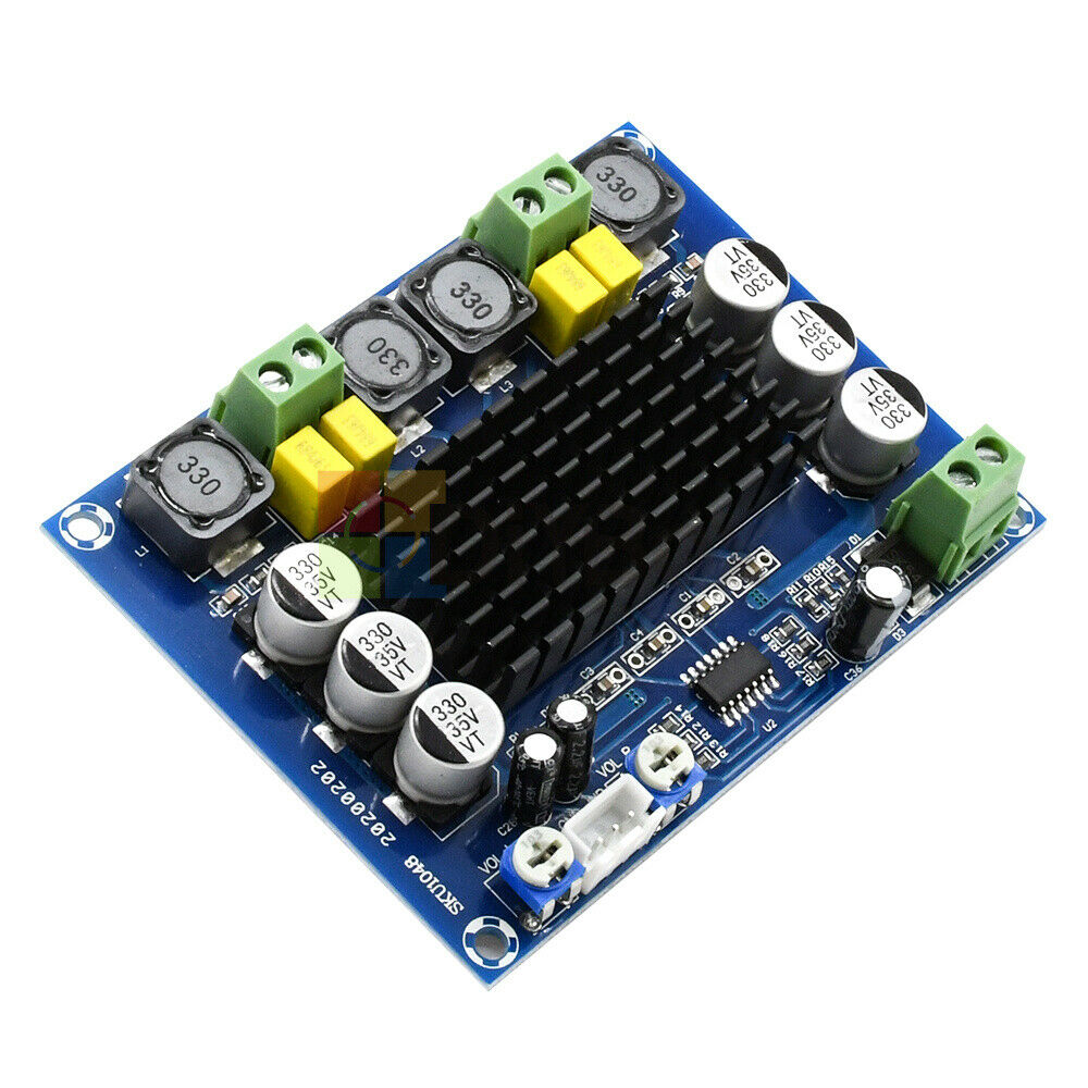 DC12V-24V TPA3116 D2 120W+120W Dual-channel Stereo Digital Audio Power Amplifier