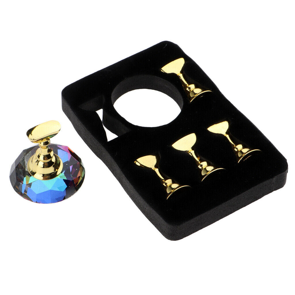 12 Pieces Chess Shaped  Nail Art Tip Holder Stand