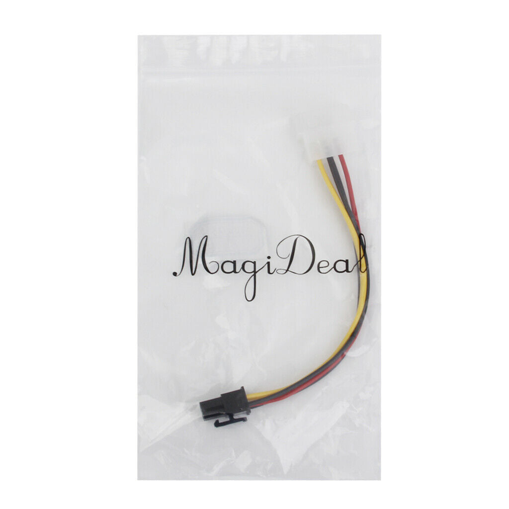 4-Pin  Male to 6-Pin PCI- Express PCI-E Female Power Adapter Cable 18cm