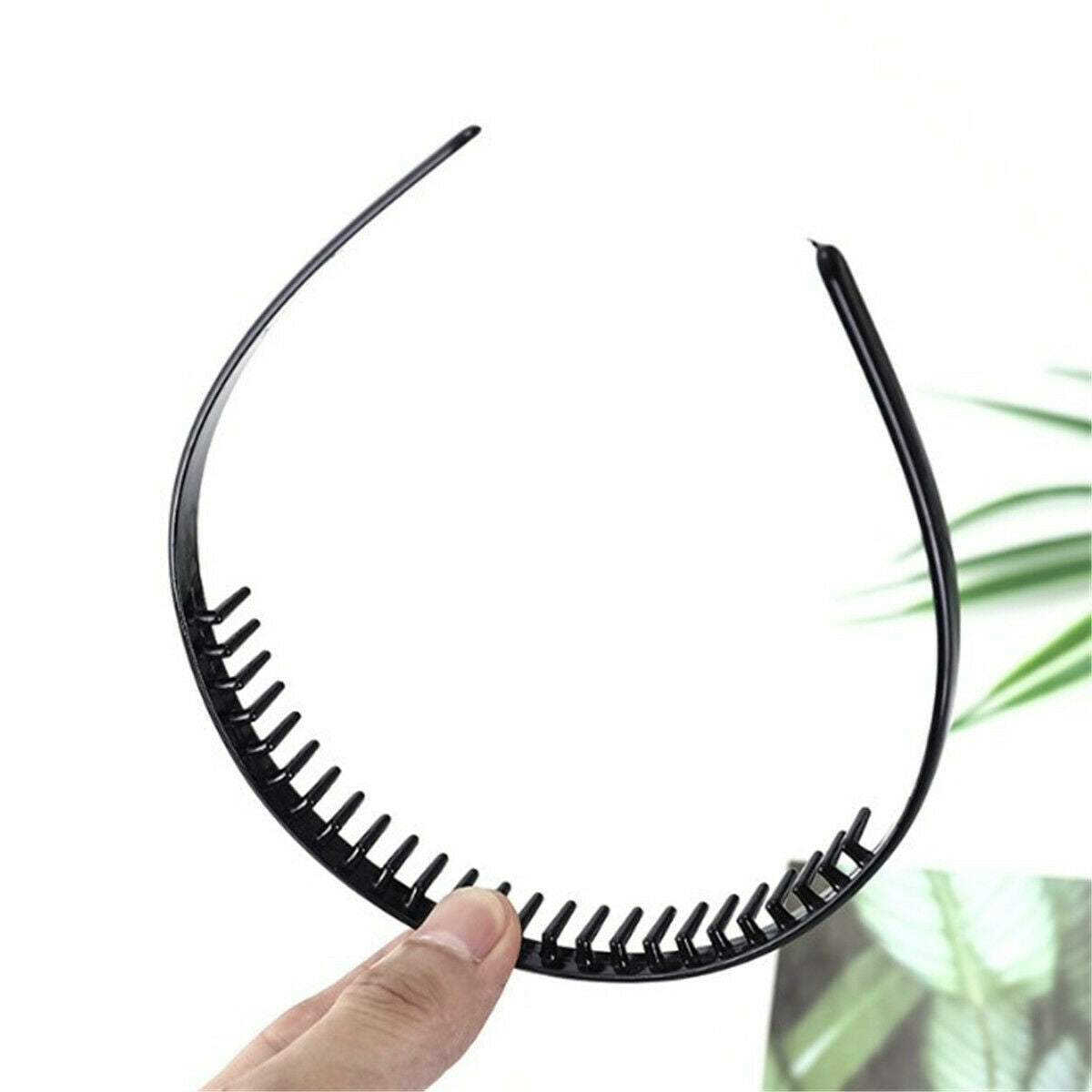 Men Women Shark Tooth Zig Zag Gym Sports Football Soccer Headband Hair Head Band