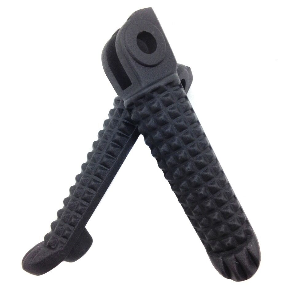 Black Front Foot Pegs Footrest For Yamaha YZF-R1 98- 11 YZF-R6  99-12