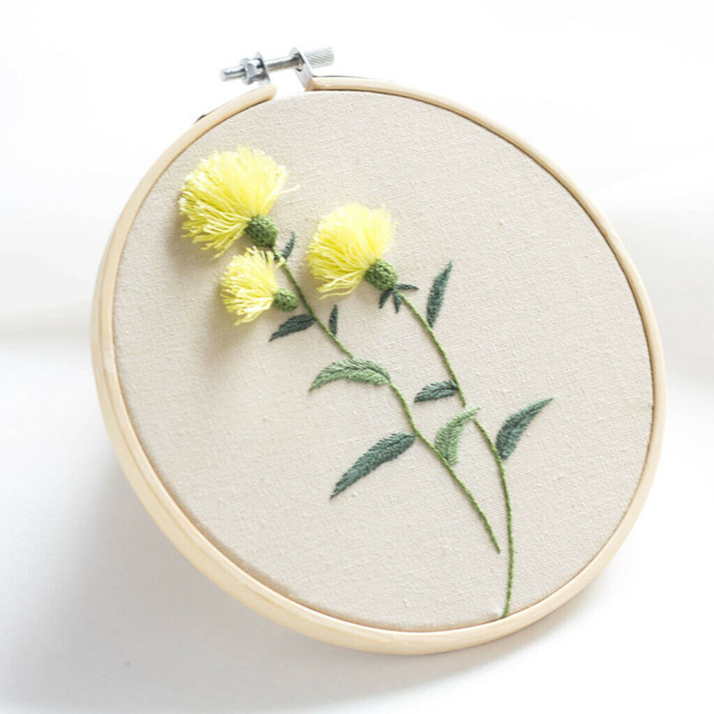 2pcs Embroidery Kits for Making DIY Beginners Sewing Thread Works