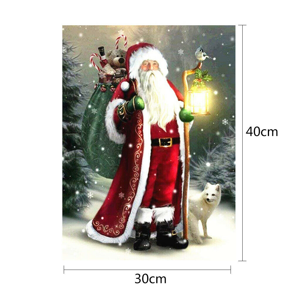 Christmas Full Drill 5D Diamond Painting DIY Santa Embroidery Cross Stitch Kits