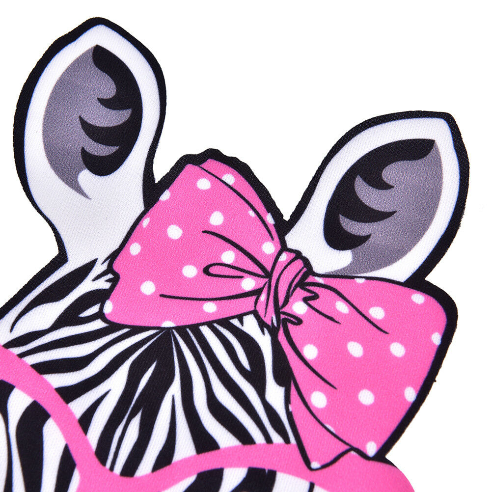 23cmTshirt patch Diy Zebra head pattern iron on for clothing transfer prin.l8