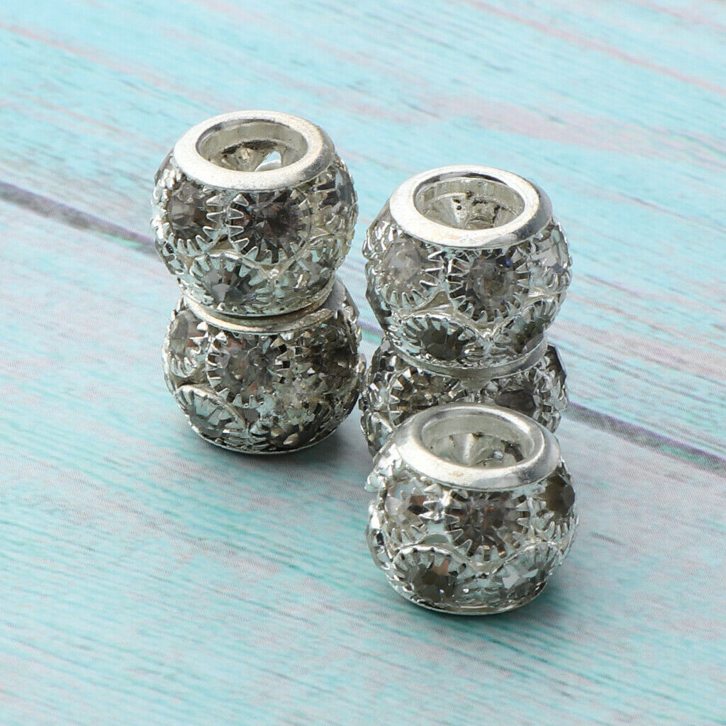 15 Pieces Copper Hair Coil Dreadlocks Hair Braid Rings Dreadlocks Metal Hair