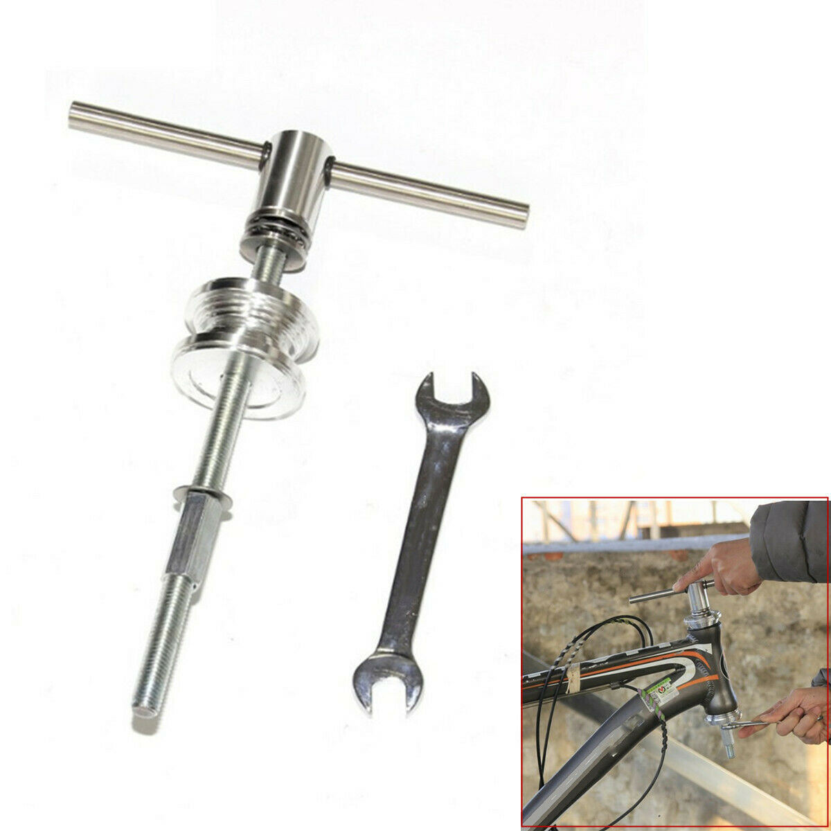 Bike Bottom Bracket Tool Installer Headset Press Fit Bearing Remover Repair