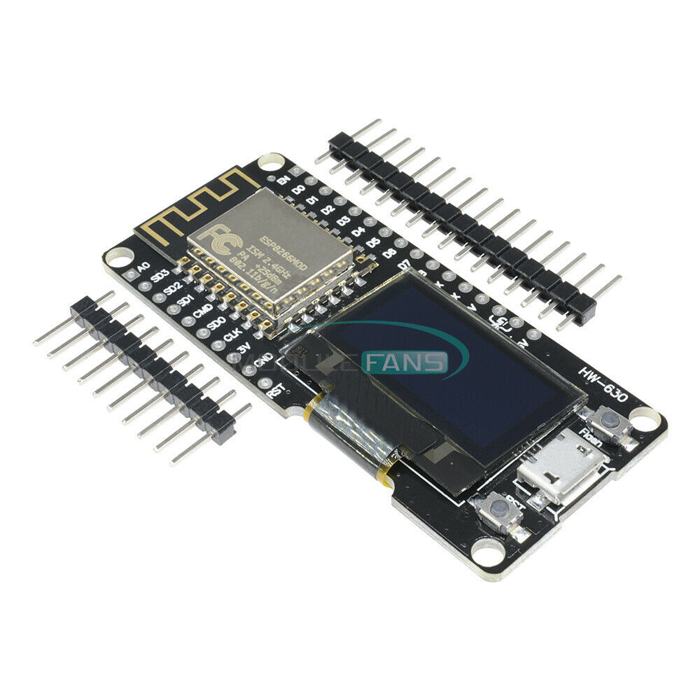 0.96" OLED Wifi ESP8266 ESP-12F CP2102 NODEMCU Wemos  Development Board