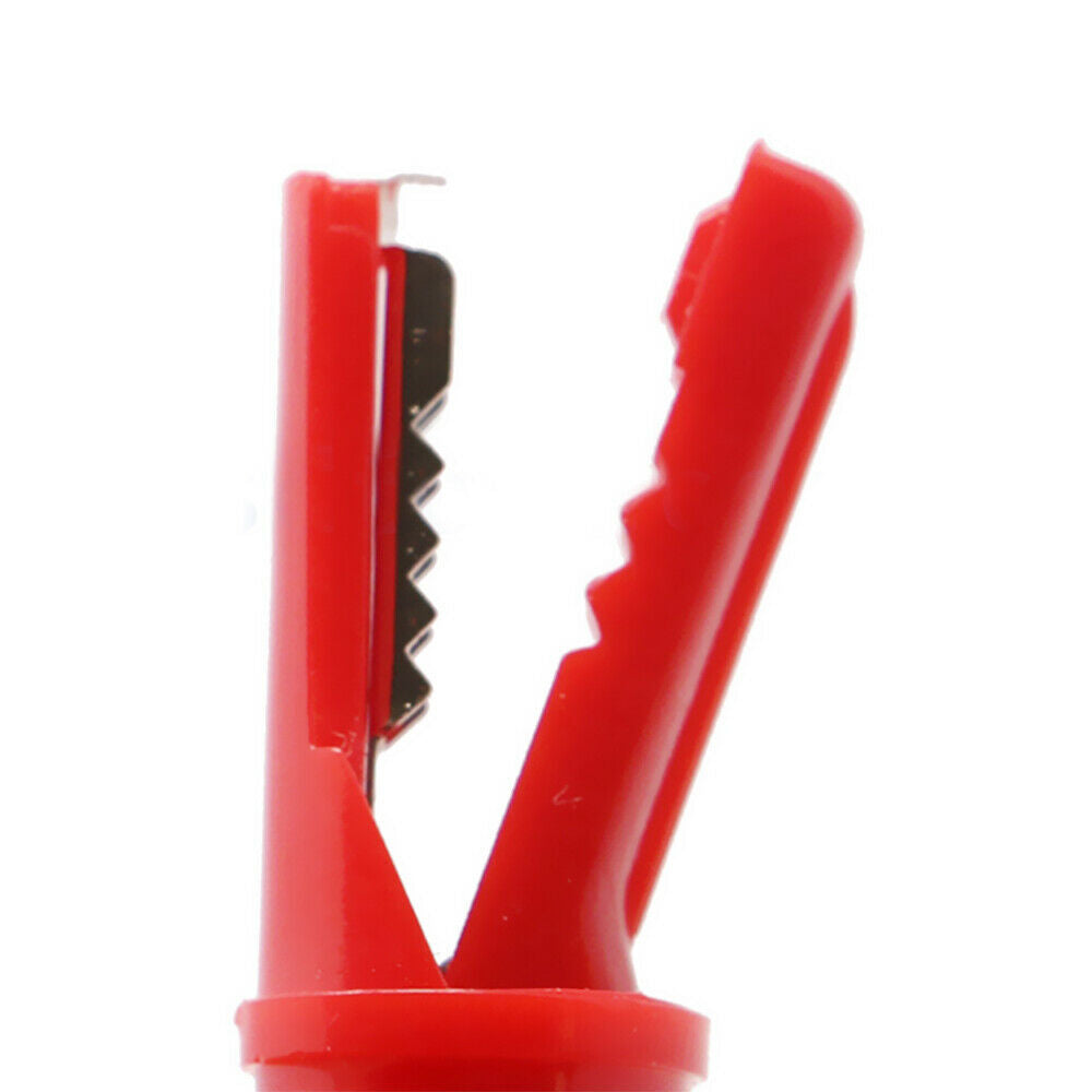 2 Pcs Car Alligator Clip Red Black Metal Battery Clip Copper Alligator Clip