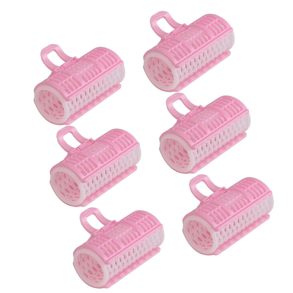 6x Women Lady's Magic Hairdress Hair Styling Roller Curler Spiral Curls Tool