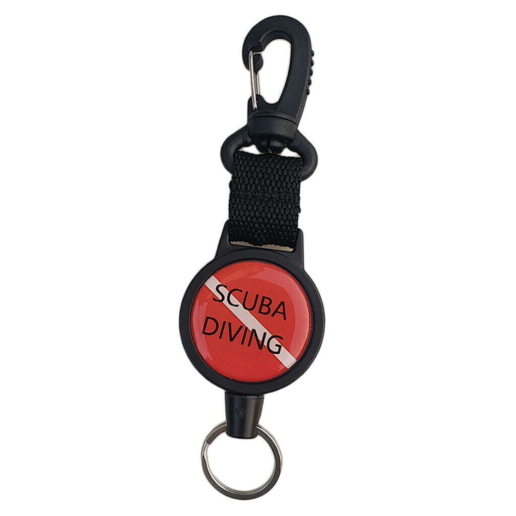2Pcs Scuba Diving Dive Lanyard Webbing Strap with Snap Clip Gear Holder Retainer