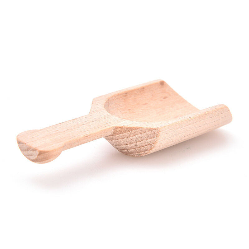 6PCS Wooden Scoops For Bath Salts Essential Oil Bamboo Bath Salt Spoo.l8