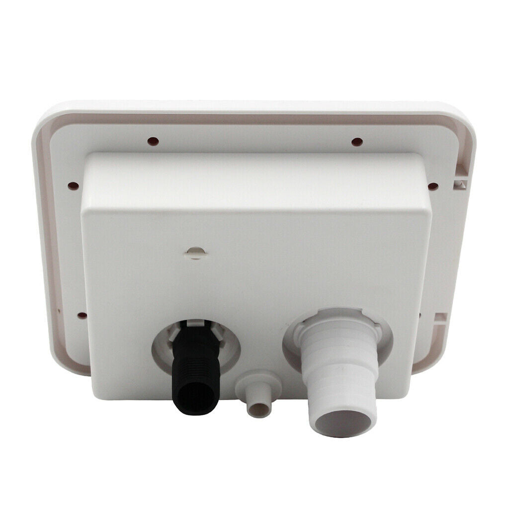 Universal White Gravity Water Hatch Fill Dish Lock Keys RV Trailer #2