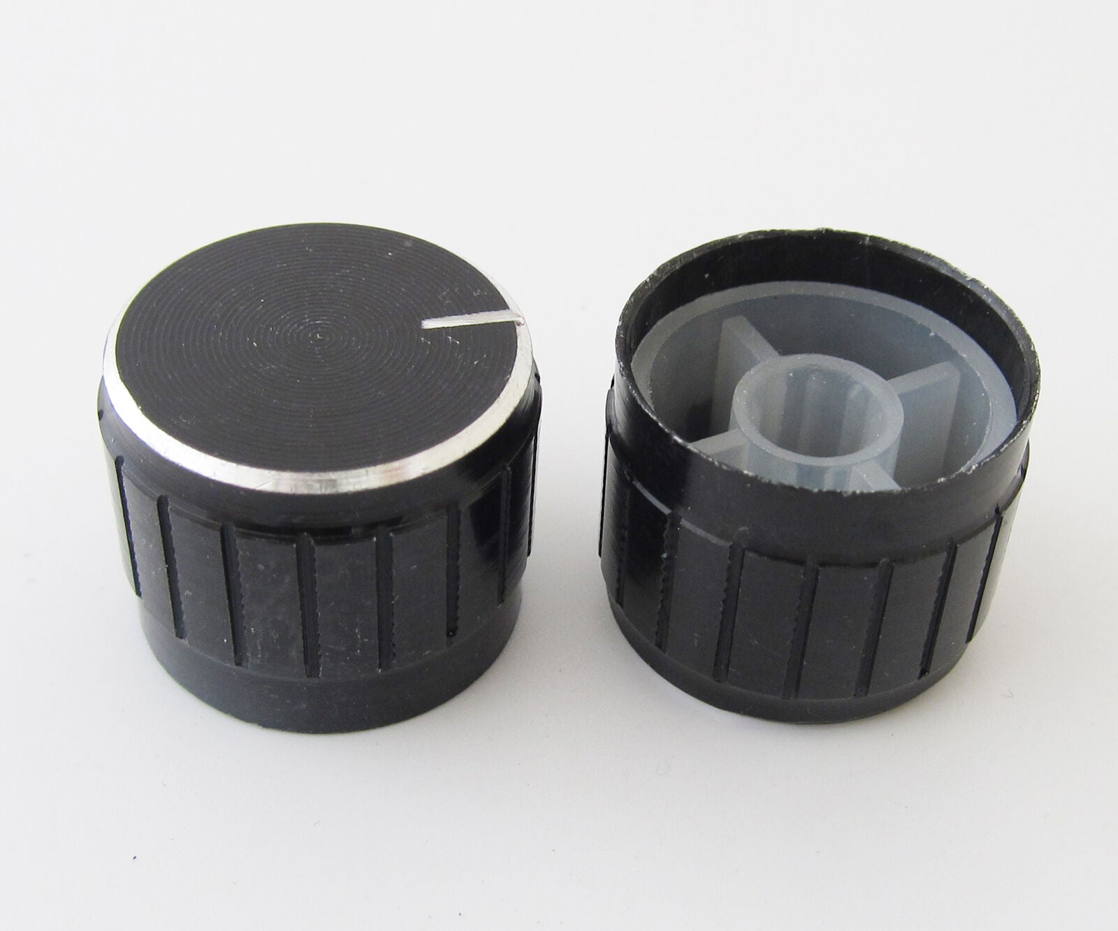 10pcs 30x17mm Circular Knob Aluminium Cover for Audio Volume Tone Control 3color