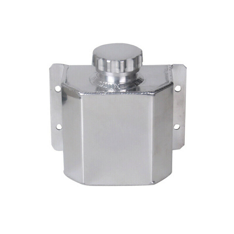 1 x Aluminium Coolant Tank 1000ml ( 1L) Oil Catch Can Breather Tank TIG Welded