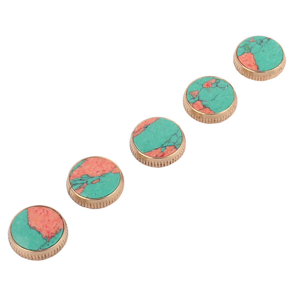 Set of 5 valve buttons for trumpet