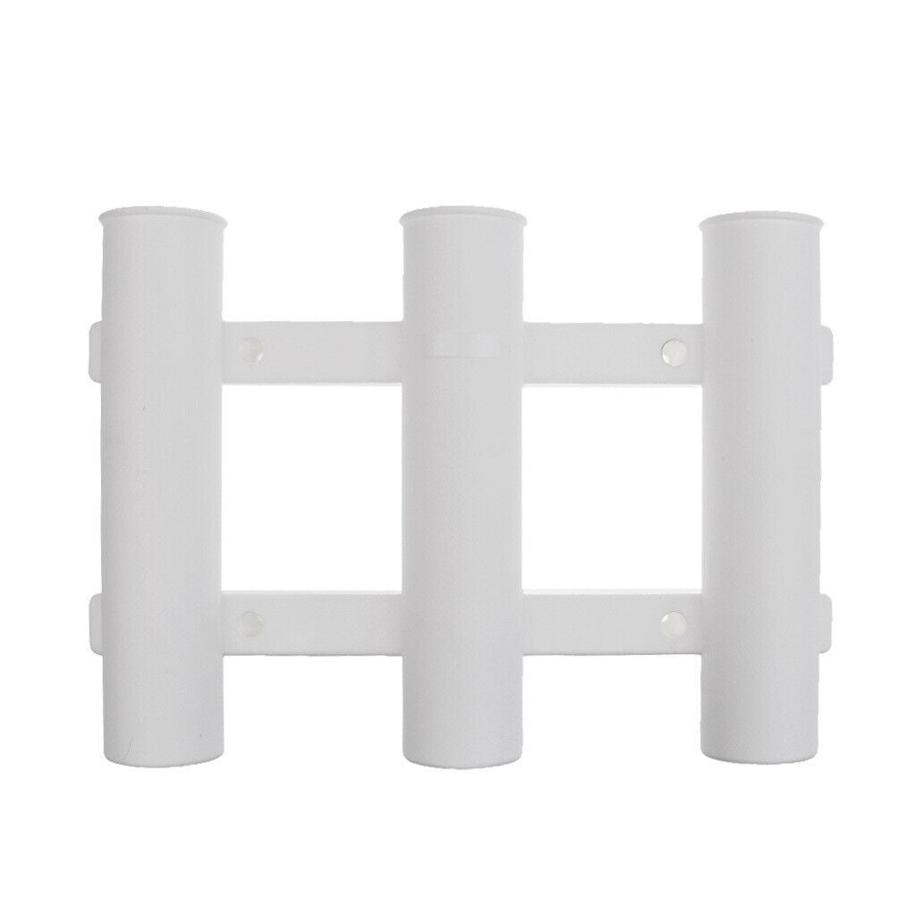 2pcs Plastic 3 Rod Rack Vertical Holder Boat/Fishing/Marine Fishing Tackle