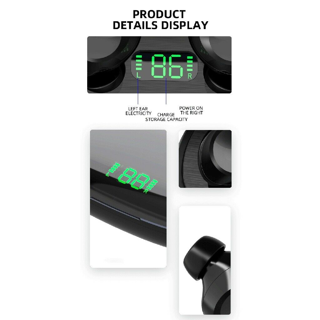 M27 Bluetooth 5.0 Headset for IOS Android with   Pairing Microphone