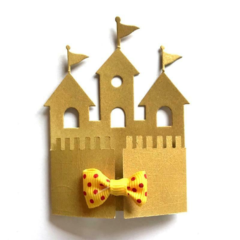 Castle Metal Cutting Die Stencil DIY Scrapbooking Album Paper Card Template Mold