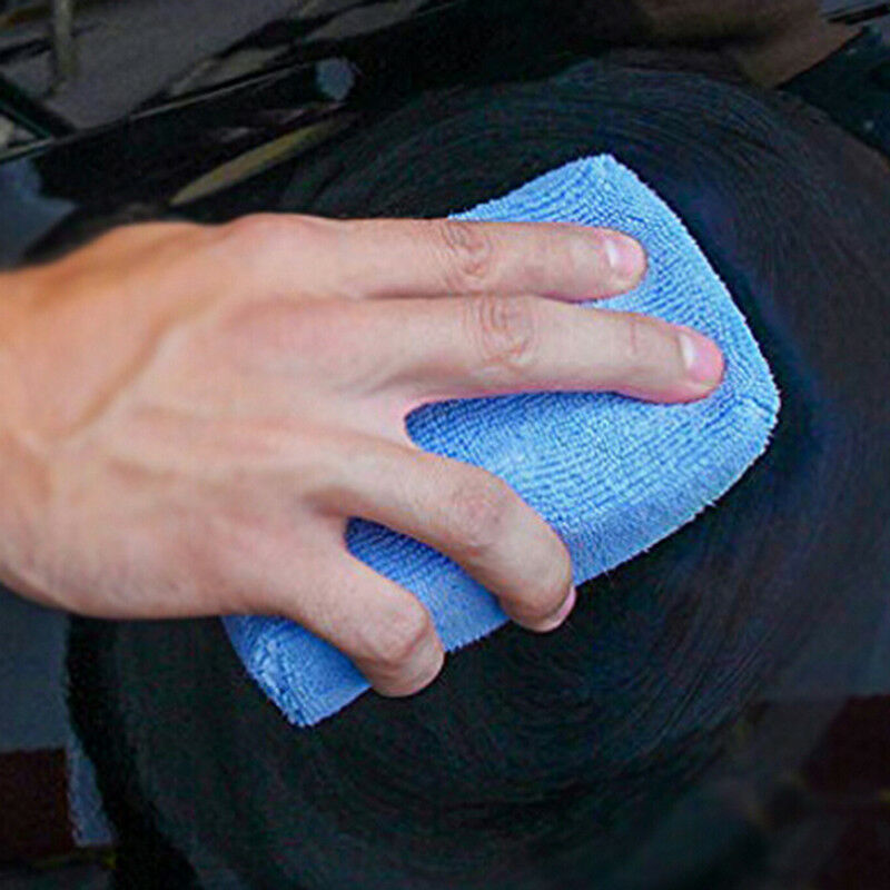 Microfiber Car Washing Sponge Automobile Cleaning Cloths Car Wax Polishin.l8