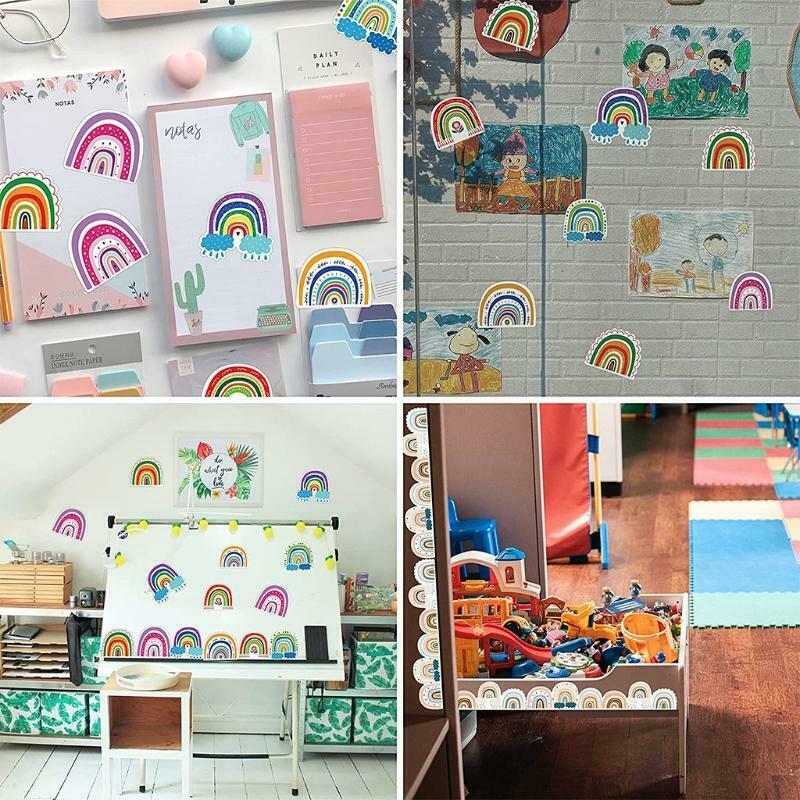 Water Proof Rainbows Board Decor Scrapbooking Decoration Stationery Paper DIY