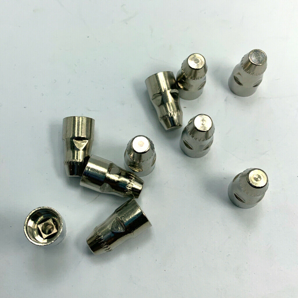 10pcs P80 Plasma Cutter Nozzle Electrode for Plasma Cutting Torch Parts B
