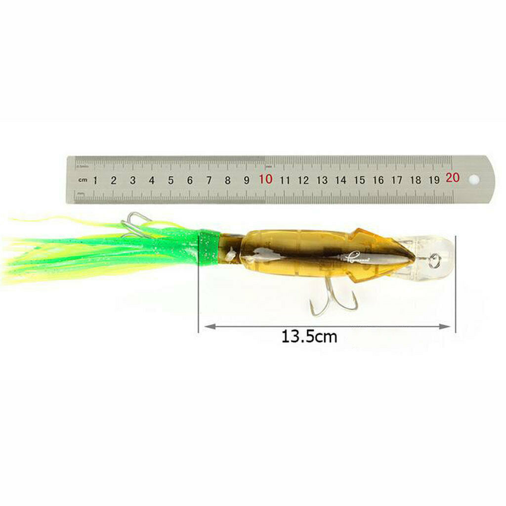 2Pcs Squid Skirt Octopus Saltwater Fishing Lure