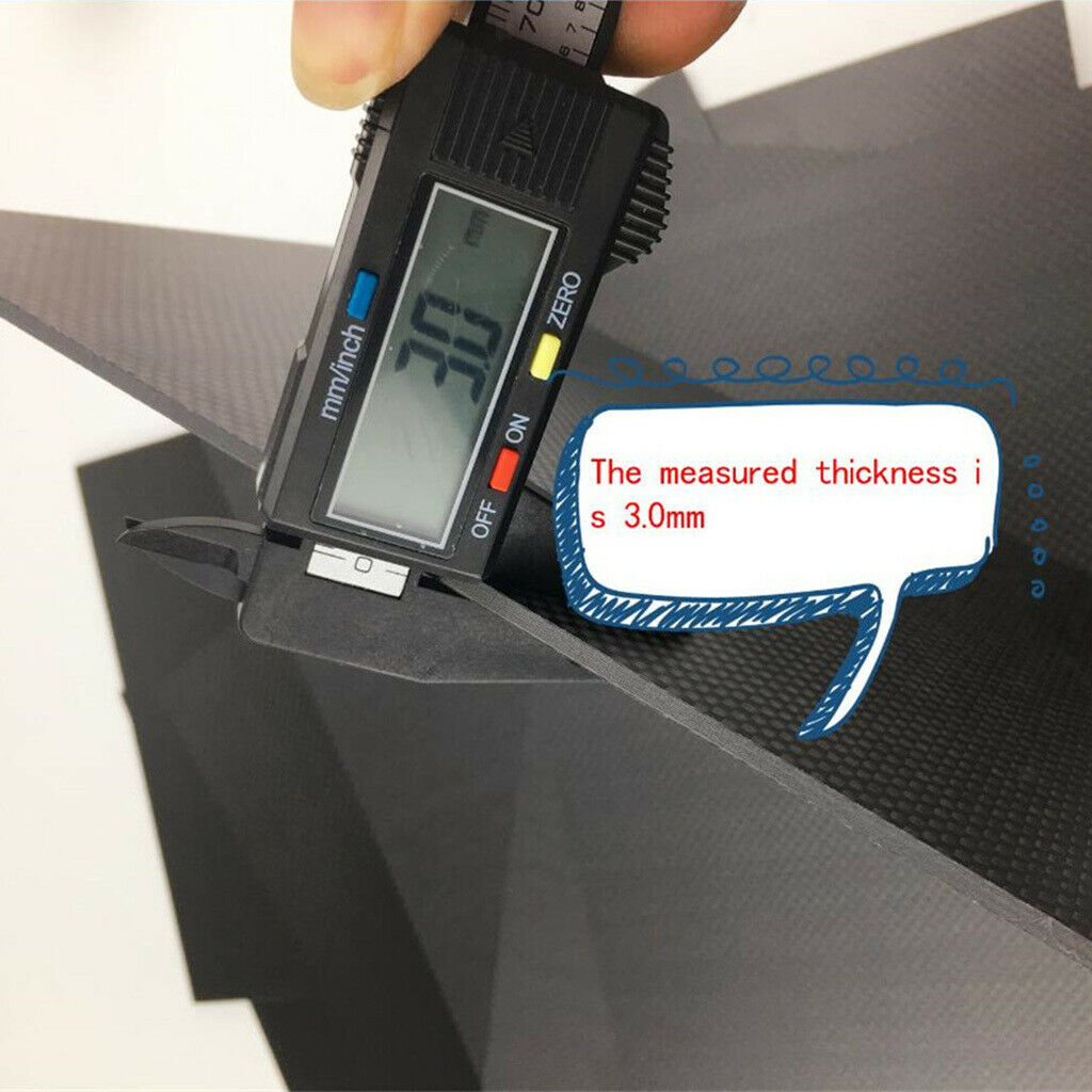 Black 100% Carbon Fiber Plate Panel 200x300mm 0.5-3.0mm Matte 200x300x1.5mm