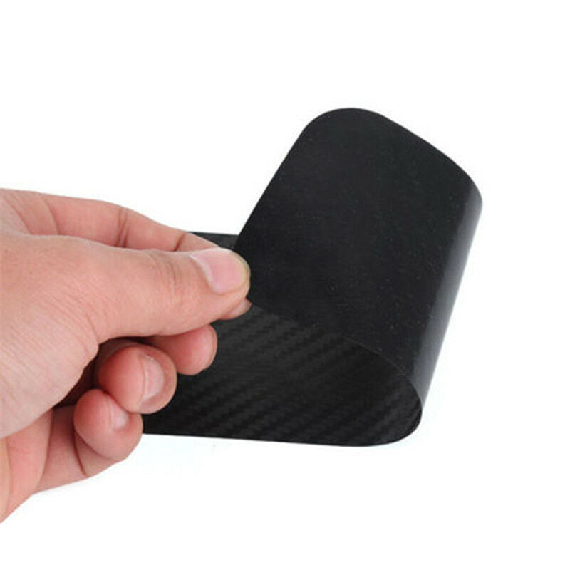 4pc Car Door Sill Scuff Carbon Fiber Stickers Welcome Pedal Protect Access.l8