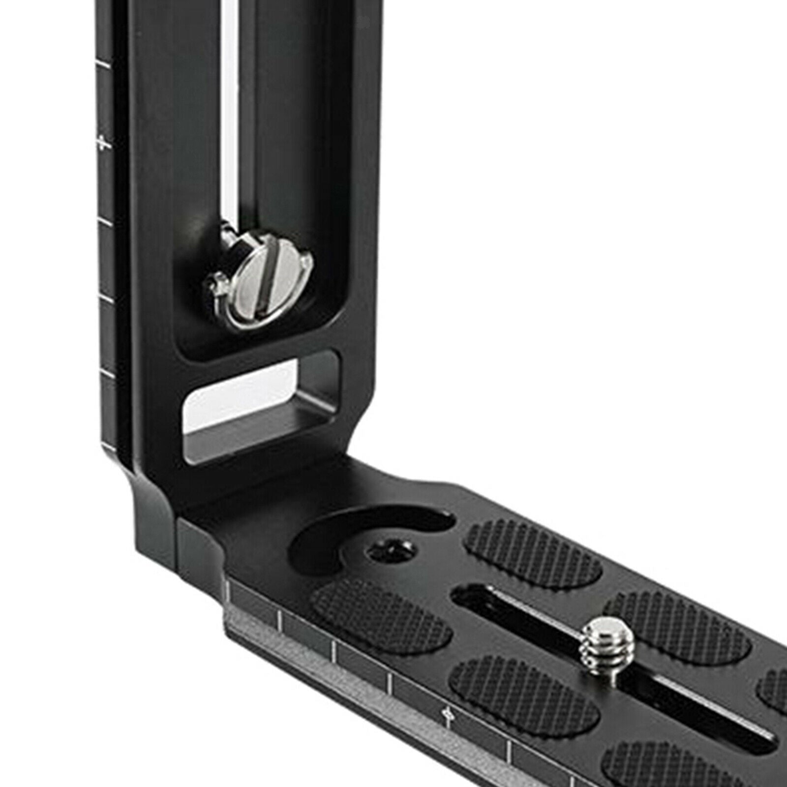 Universal L Shape Bracket Quick Release Plate Desktop Stand Holder Adapter