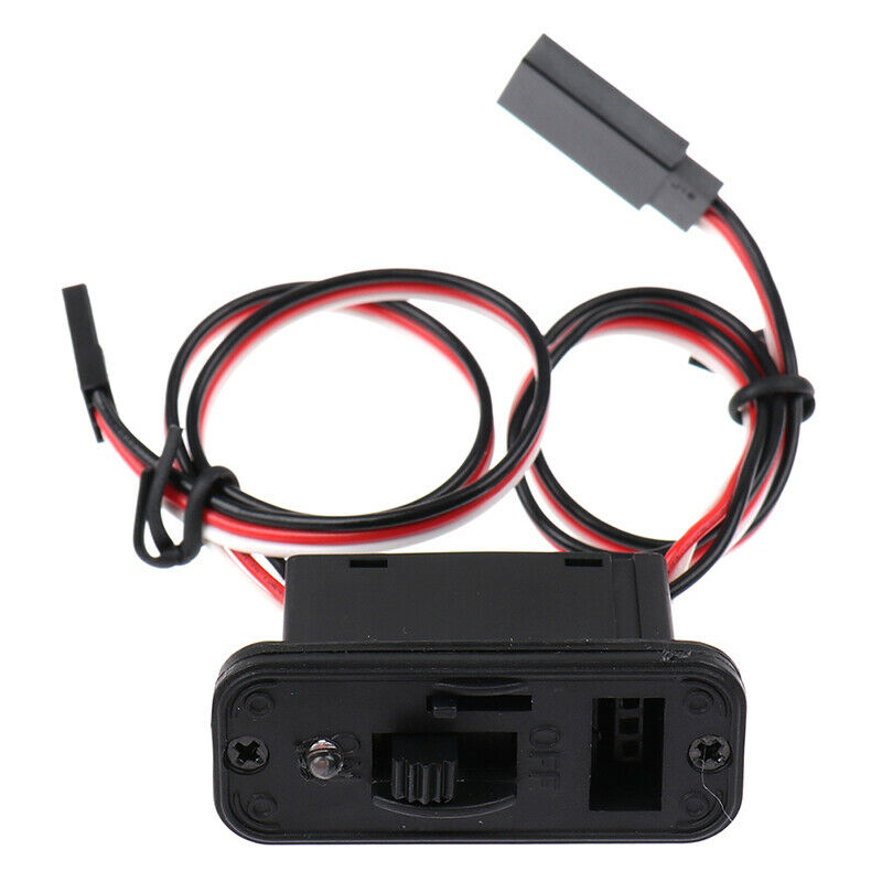 1Pc RC Switch Connectors Heavy Duty RC Switch With LED JR RC On/Off Conne.l8