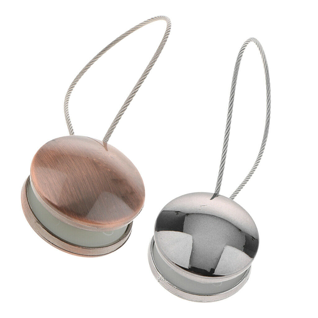 2pcs ABS Round  Curtain Panel Buckle Clips Voile Tiebacks Holdbacks