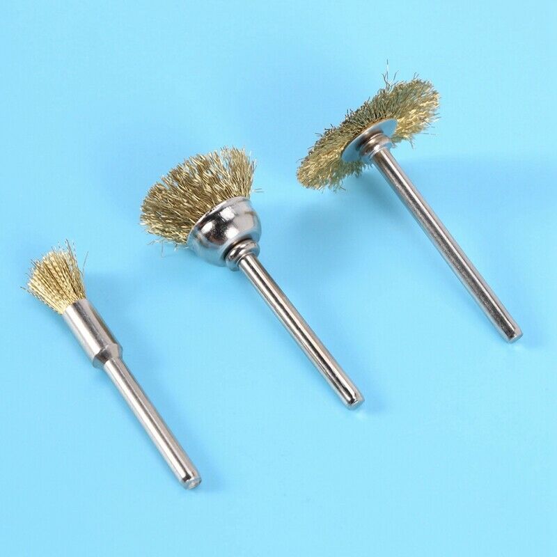 45 PC Brass Wire Wheel Brushes Wire Brushes Set for Accessories Rotary Tools PJ9