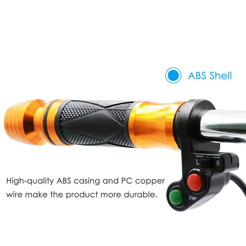 Switch Blinker Headlight Horn Turn Signal for 7/8'' Motorcycle Street Bike ATV