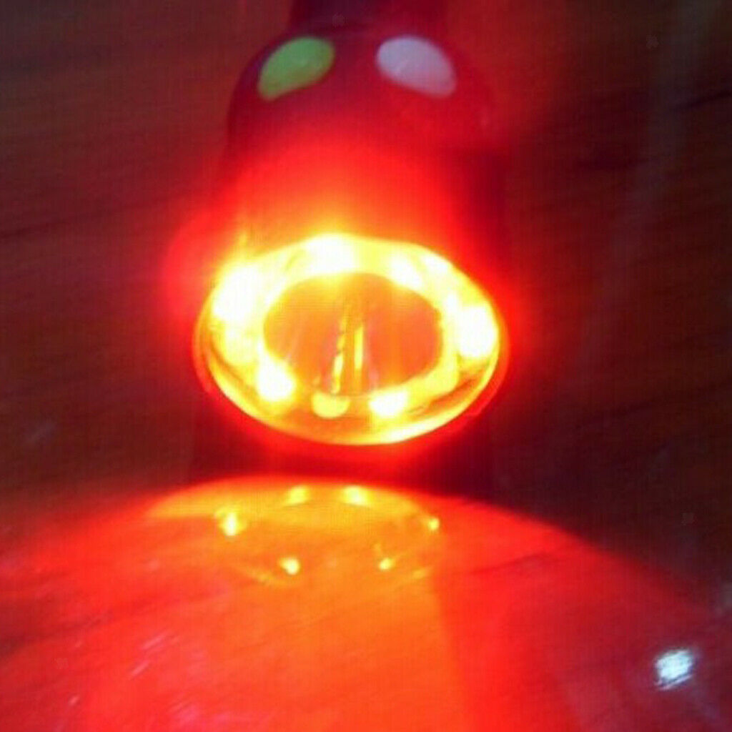 2xLED Multifunctional Flashlight 3 Colors Three-color Lamp Insert