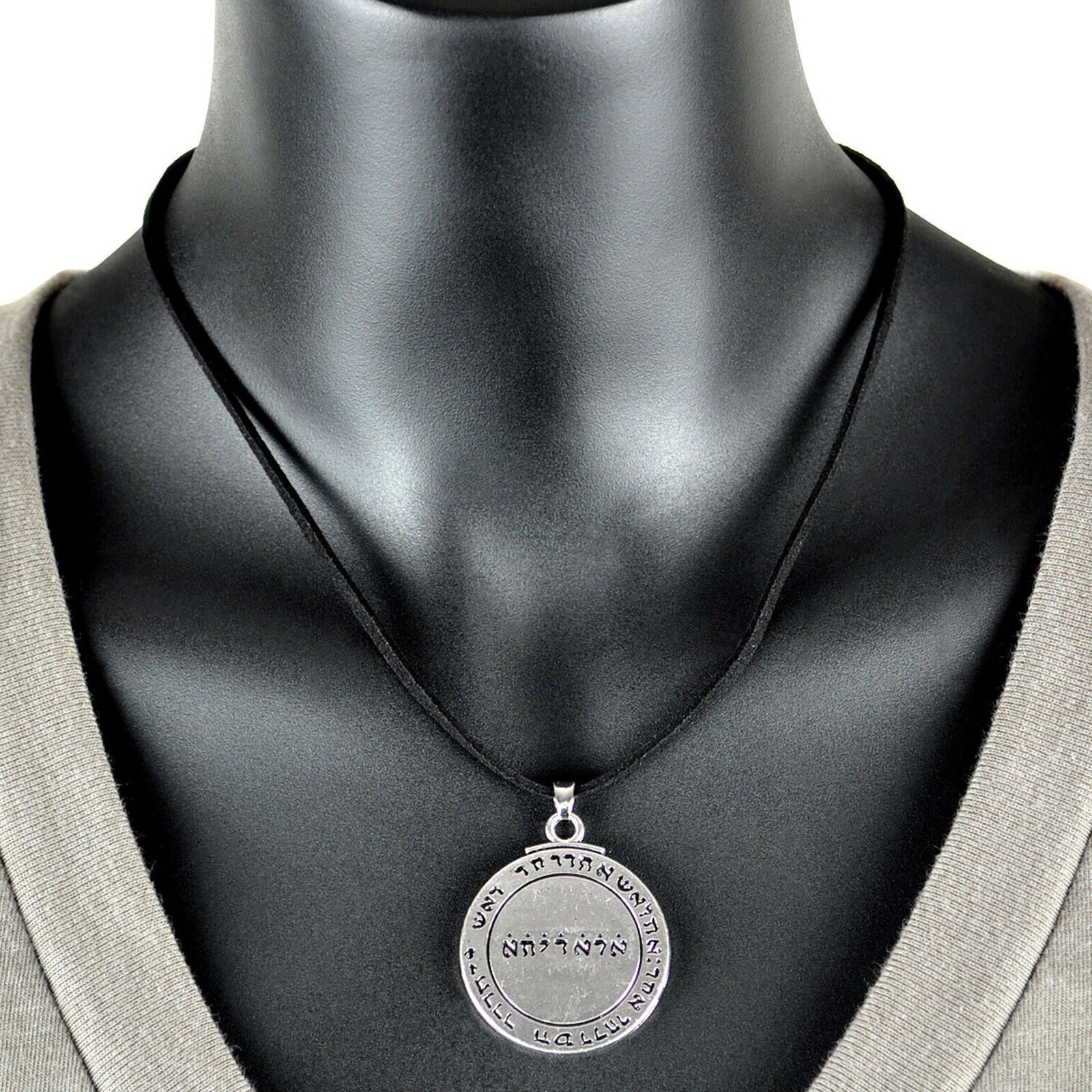 Amulet Pendant Necklace Talisman Good Luck Key of Solomon Pentacle Seal Pendant