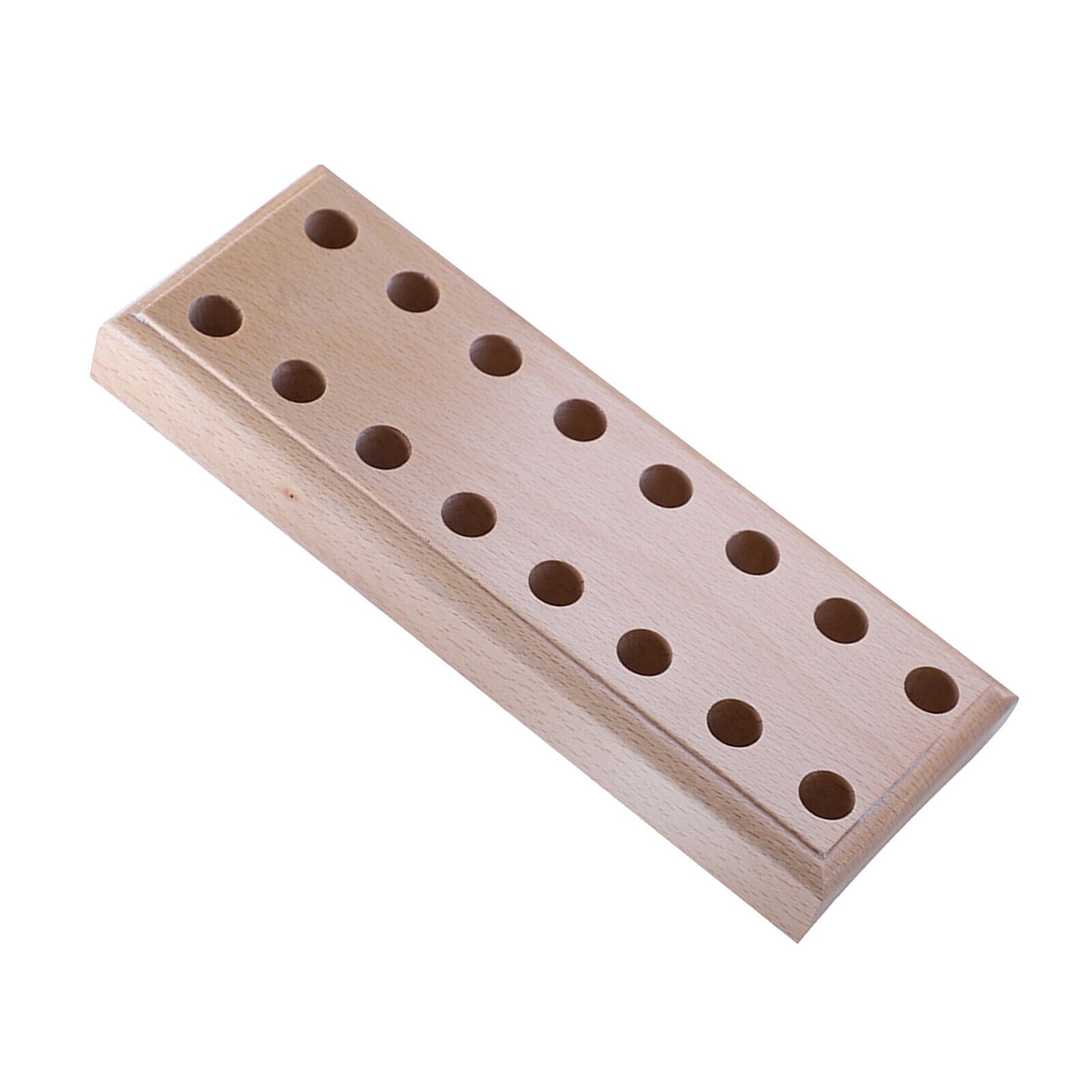 Wood Plier Block Desktop Pliers Holder Base Wood Pallet Jewelry Making Tools