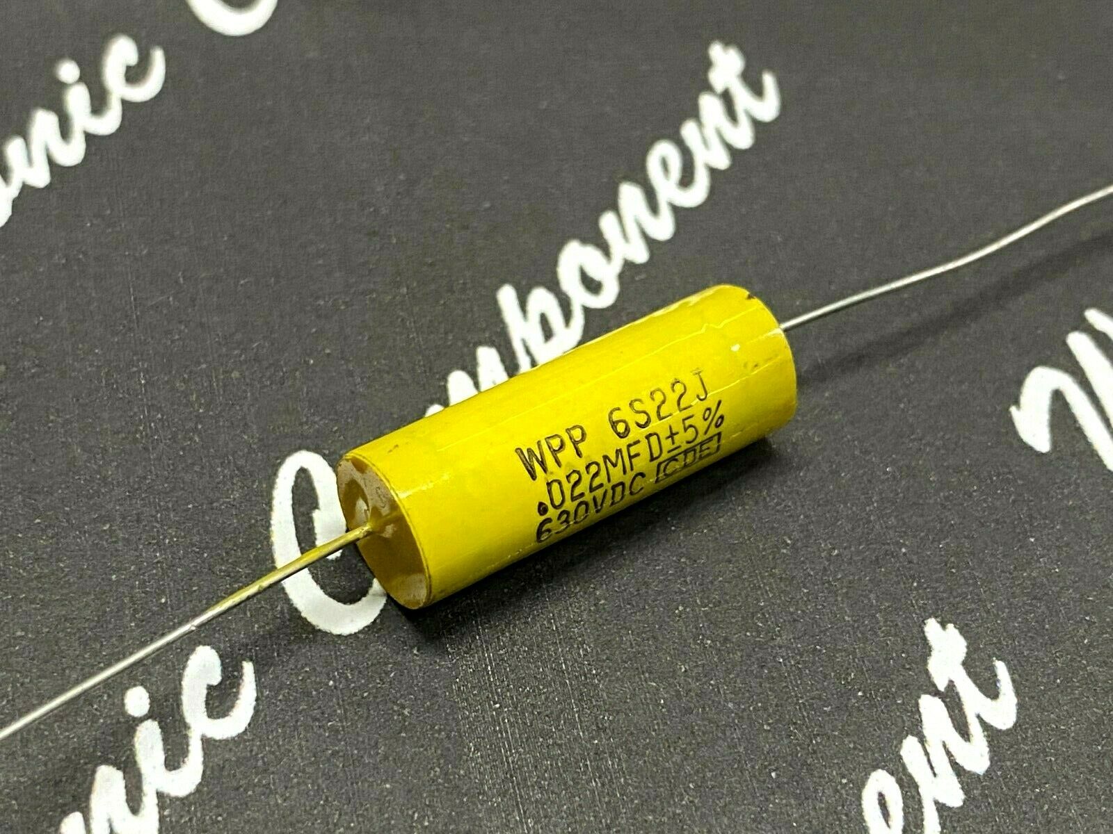 1pcs-Cornell Dubilier (CDE) WPP 0.022uF 630V 5% WPP6S22J Axial Film Capacitor