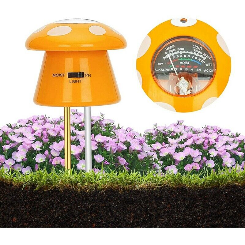 Soil PH Meter, 3-In-1 Plant Soil Tester - Moisture & Light & PH Soil Tester W8Q3