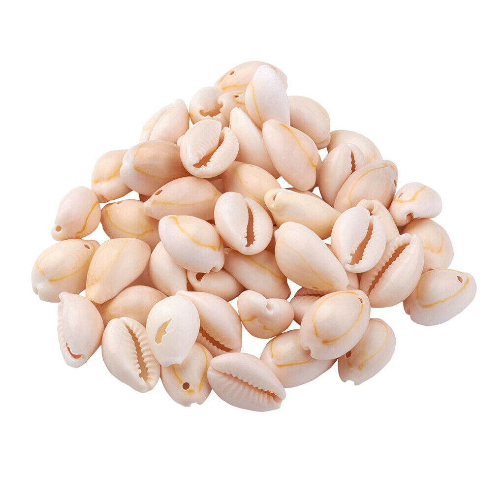 120-150pcs/box Natural Shell Beads Shell Oval Seashell Charms Jewelry Making