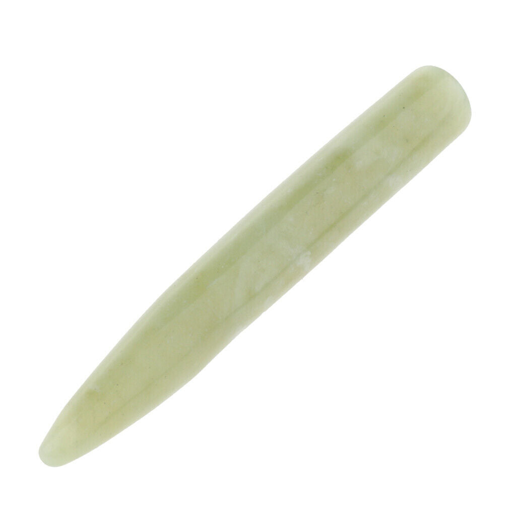 Natural Hsiuyen Jade GuaSha Scraping Massage Tools for SPA Acupuncture - as